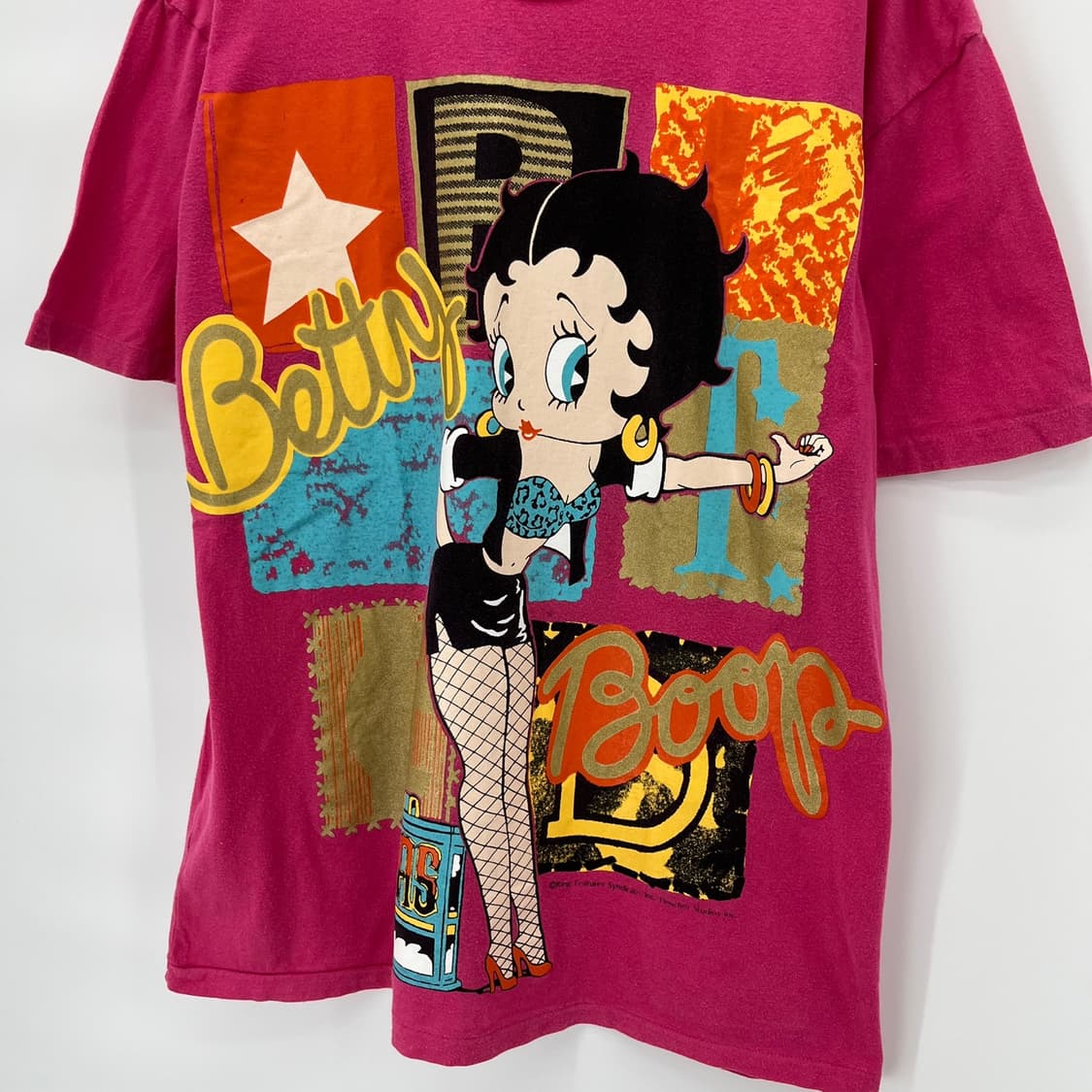 [Betty boop] 90~00's 베티붑 일본생산 팝아트 티셔츠 상품이미지2