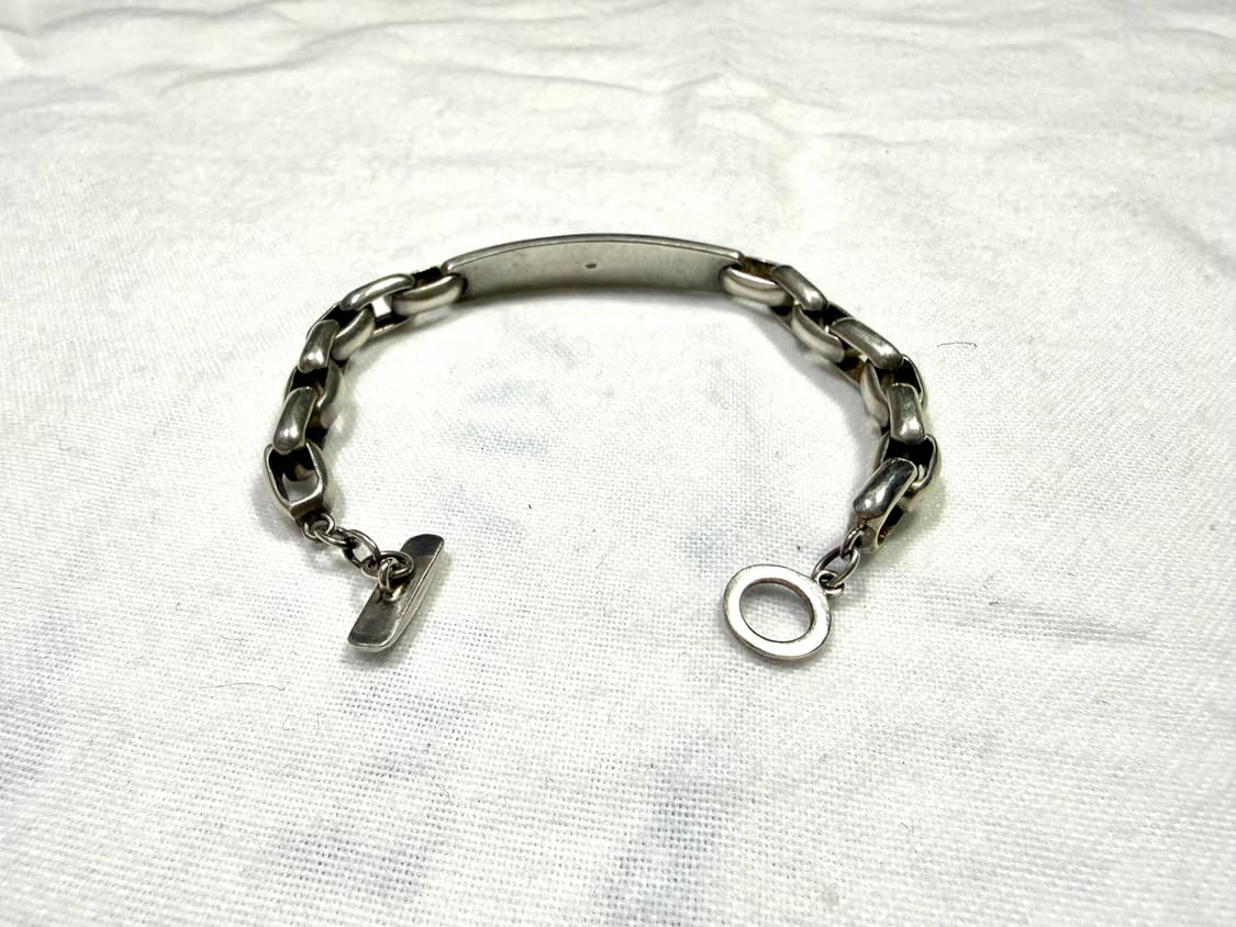 ID 실버 체인 팔찌 상품이미지3