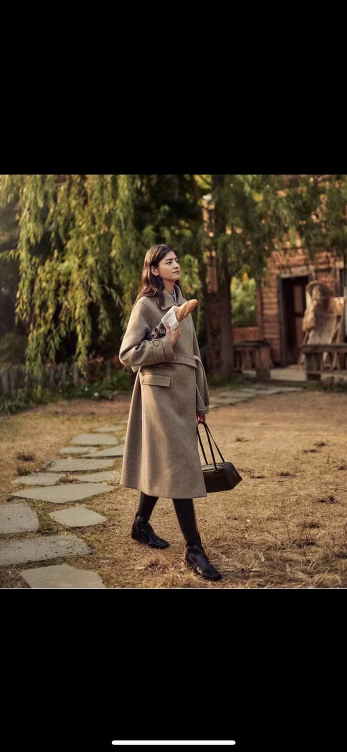 Fabricology 울 히든 더블 코트 상품이미지2