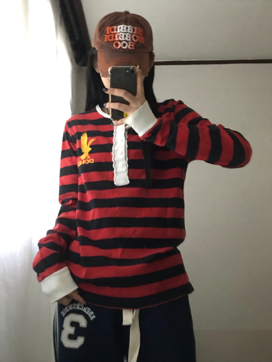 DOHC 스트라이프 버튼 롱슬리브 상품이미지7