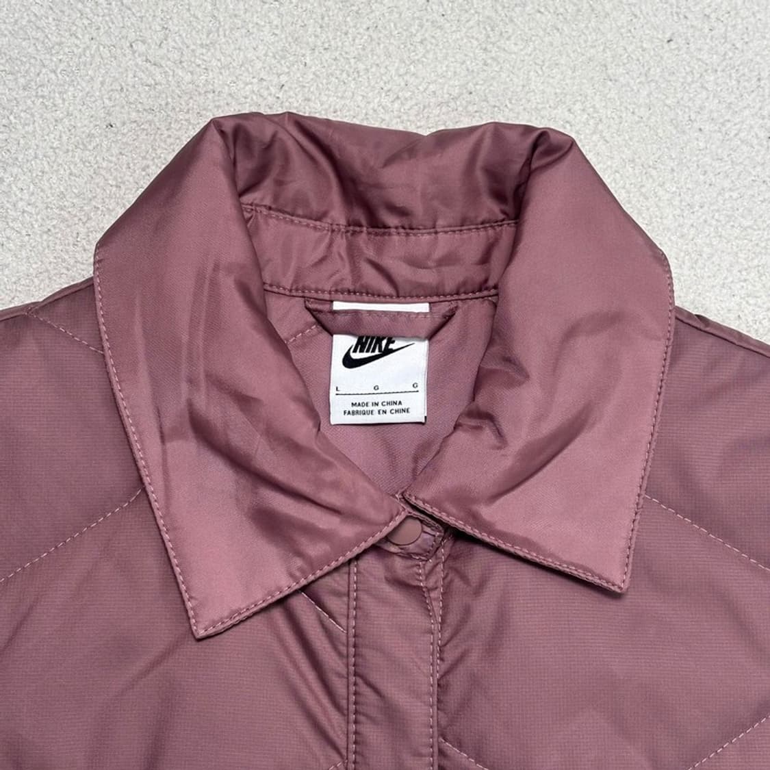 NIKE 에센셜 퀄팅 조끼 핑크 L 상품이미지3