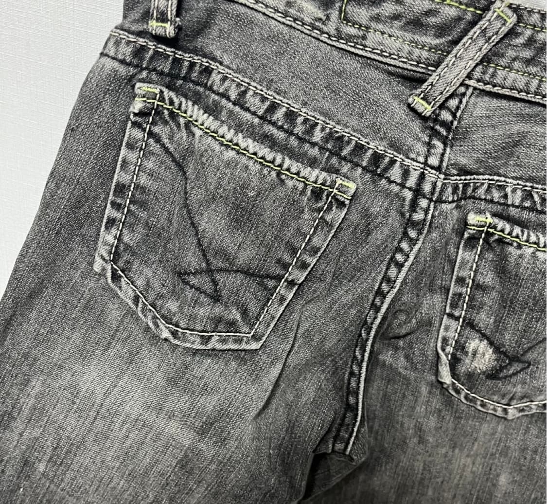 빈티지 흑청 부츠컷 데님 팬츠 상품이미지3