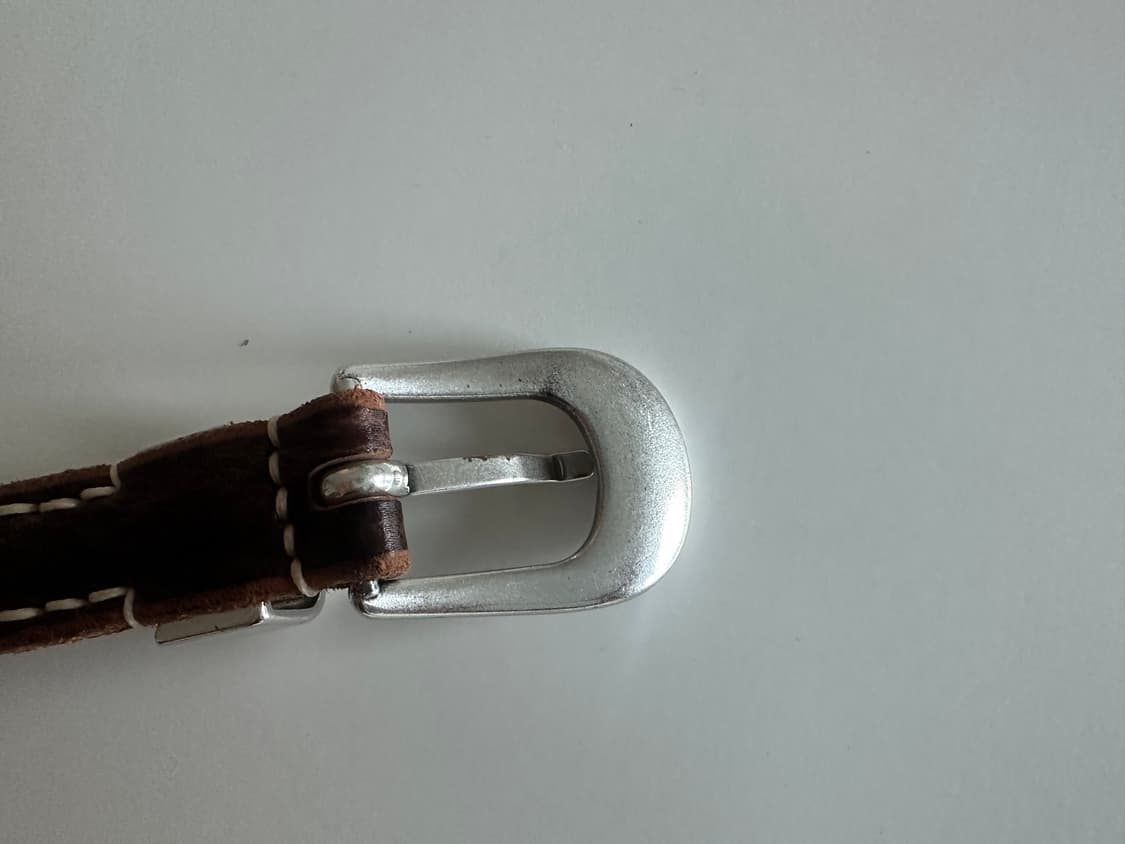 아워레가시 벨트 2cm 브라운 L 80 상품이미지3