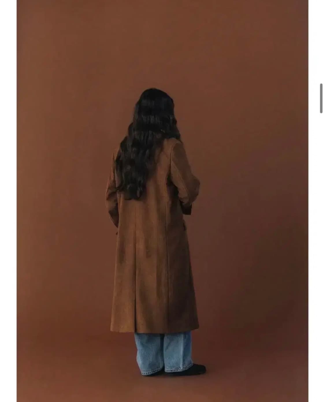 [호와스] CLASSIC OVER COAT (DARK CAMEL) 상품이미지4