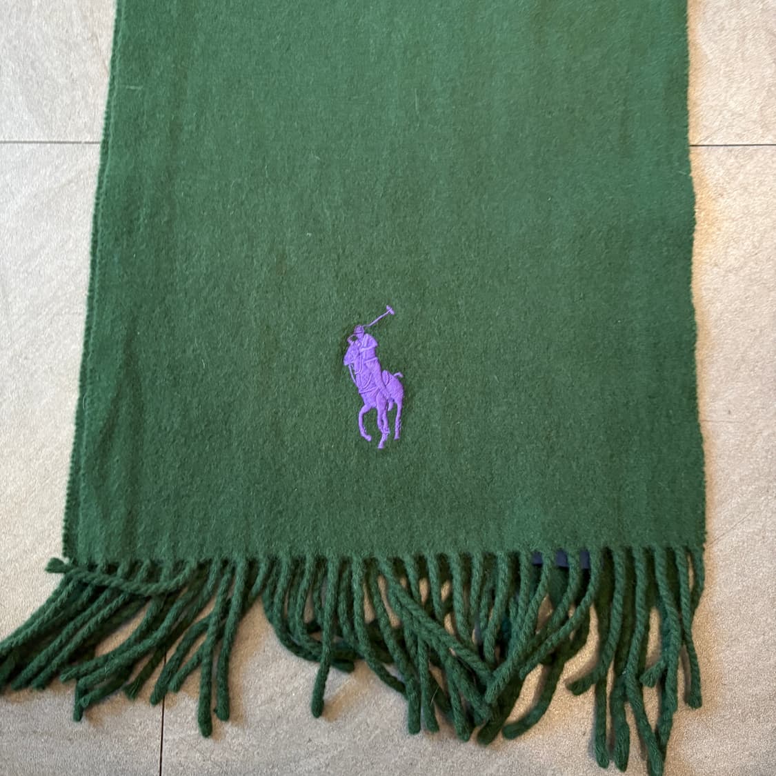 폴로 정품 이태리 생산 정품 울 머플러  상품이미지3