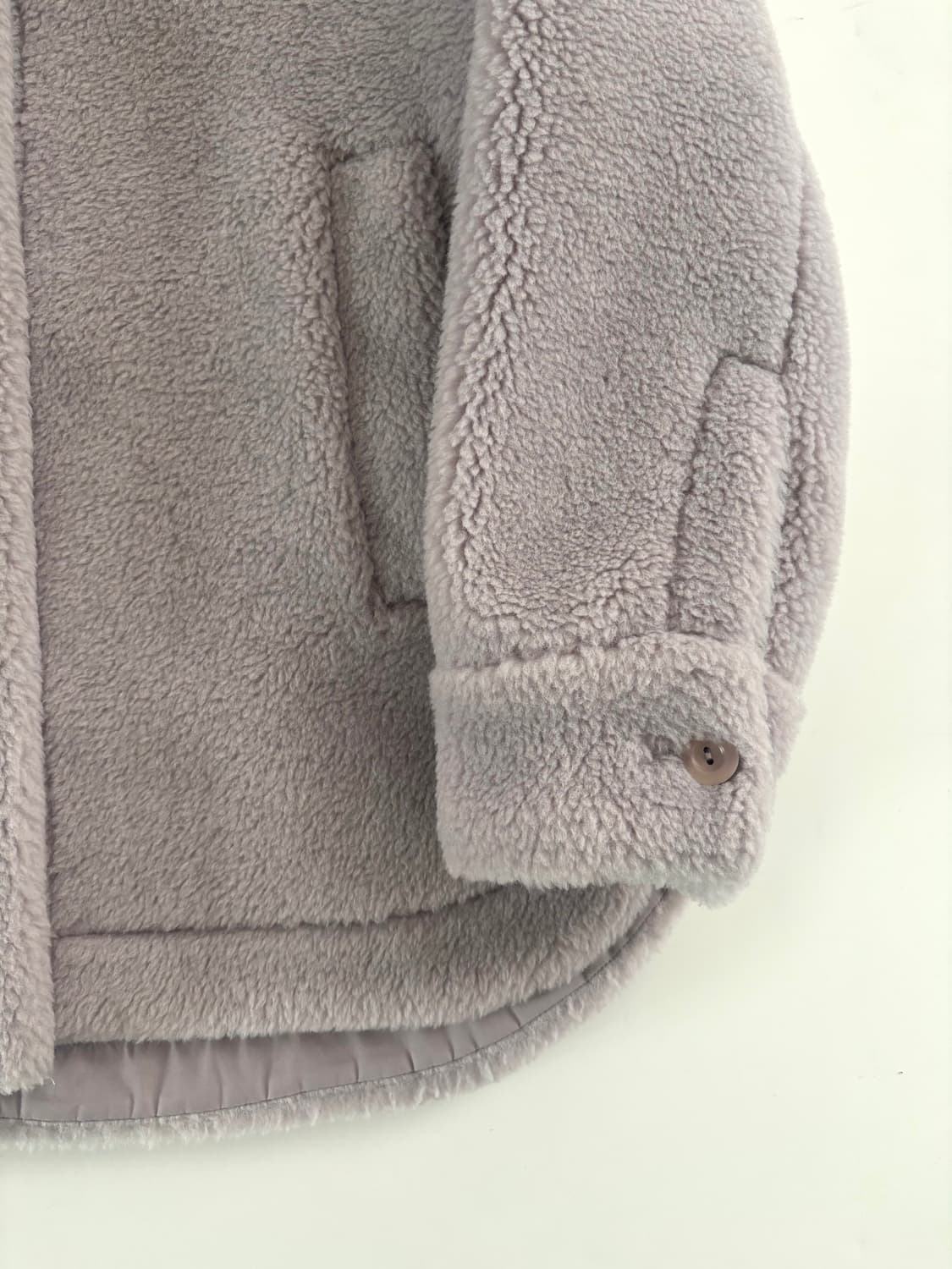 Cos 코스 라일락 컬러 플리스 테디 자켓 상품이미지8