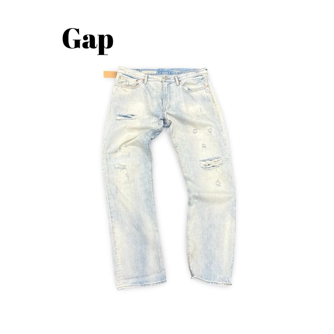(34)갭 스트레이트 데님 워싱진 상품이미지1