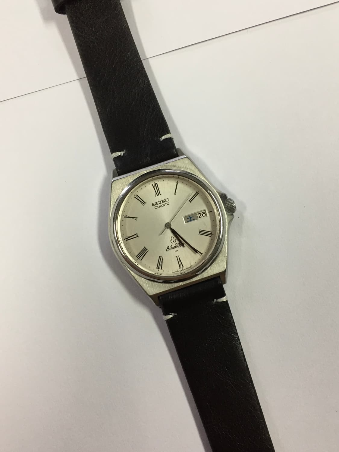 80s seiko silver wave roman index ver.2 상품이미지7