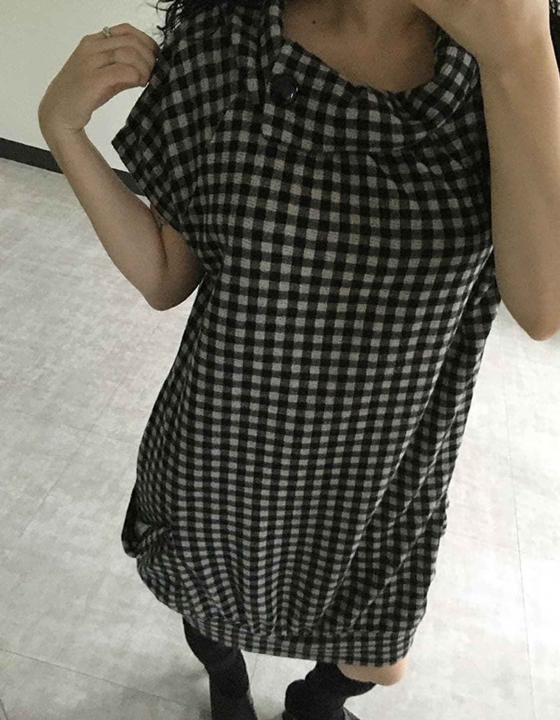 gingham check dress 상품이미지4