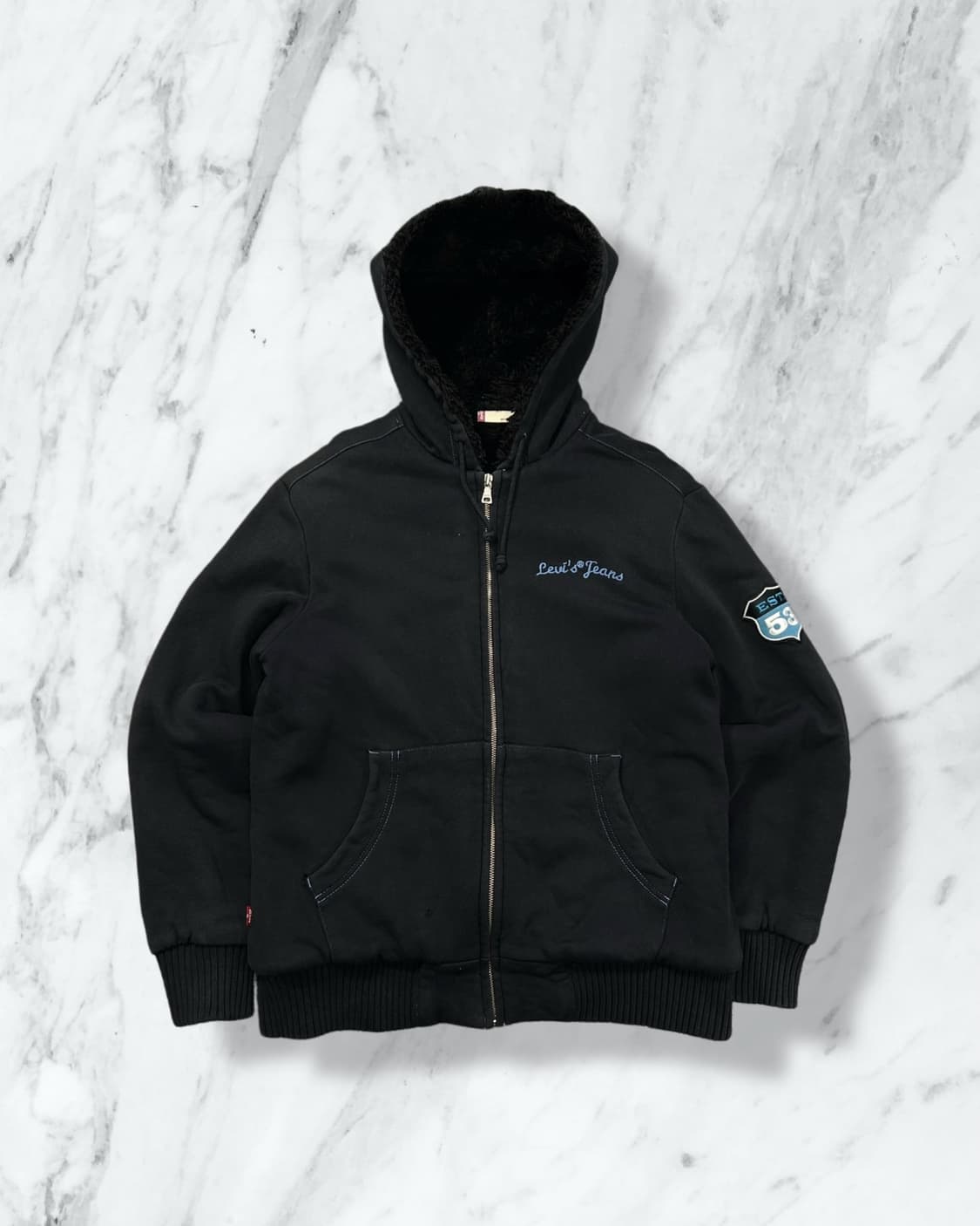리바이스 진스 쉐르파 후드집업  상품이미지1