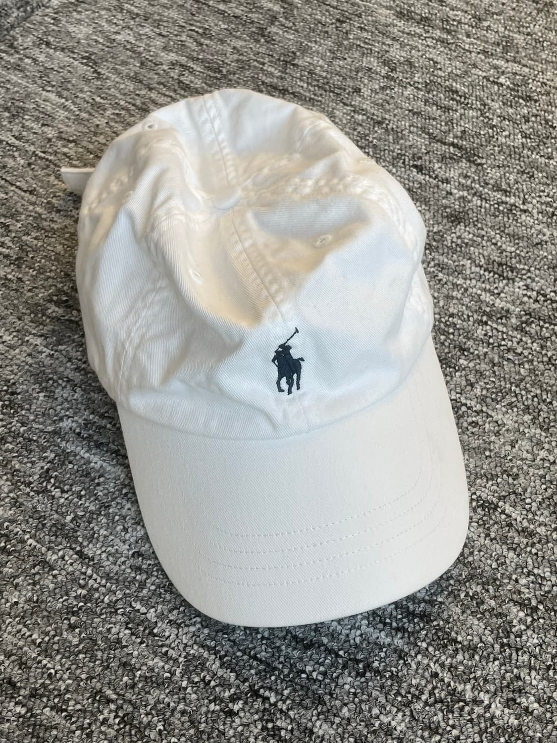 폴로 랄프로렌 화이트 볼캡 상품이미지1