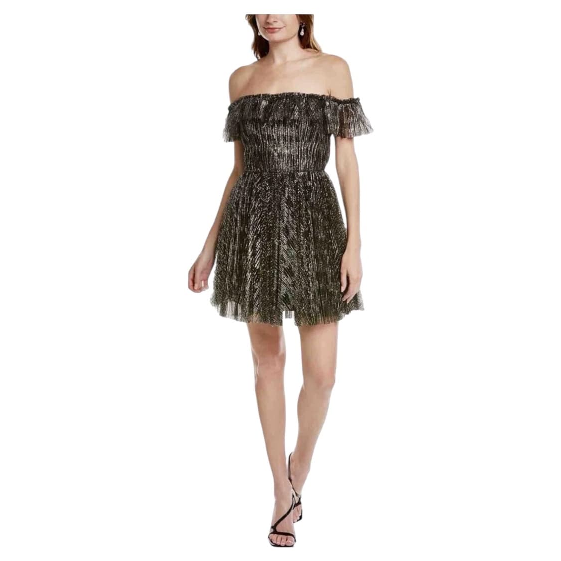 모니카 륄리에 오프숄더 튤 미니원피스 드레스 (파티/웨딩 하객) 상품이미지2