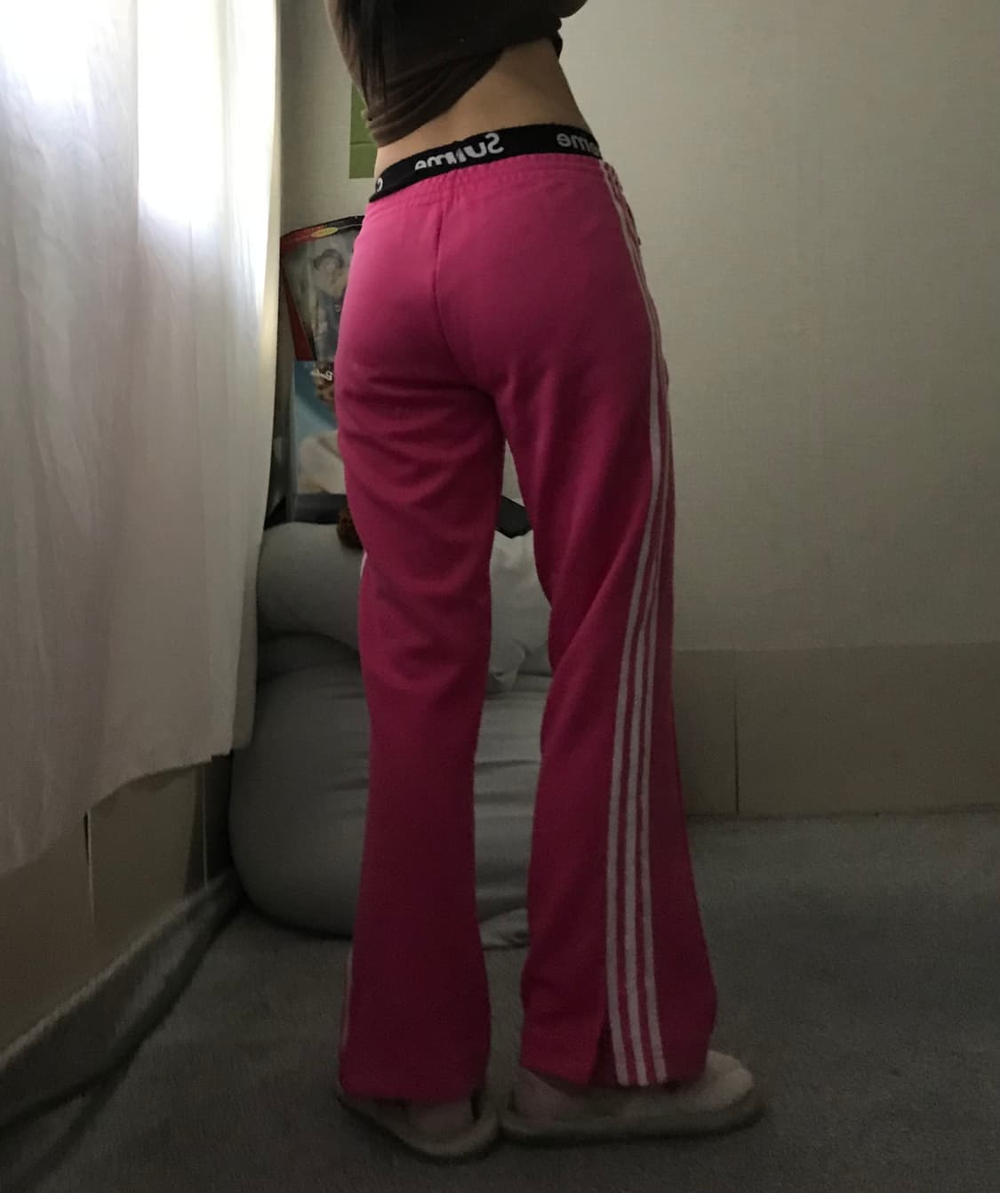 아디다스 핑크 파이어버드 트레이닝 팬츠 상품이미지3