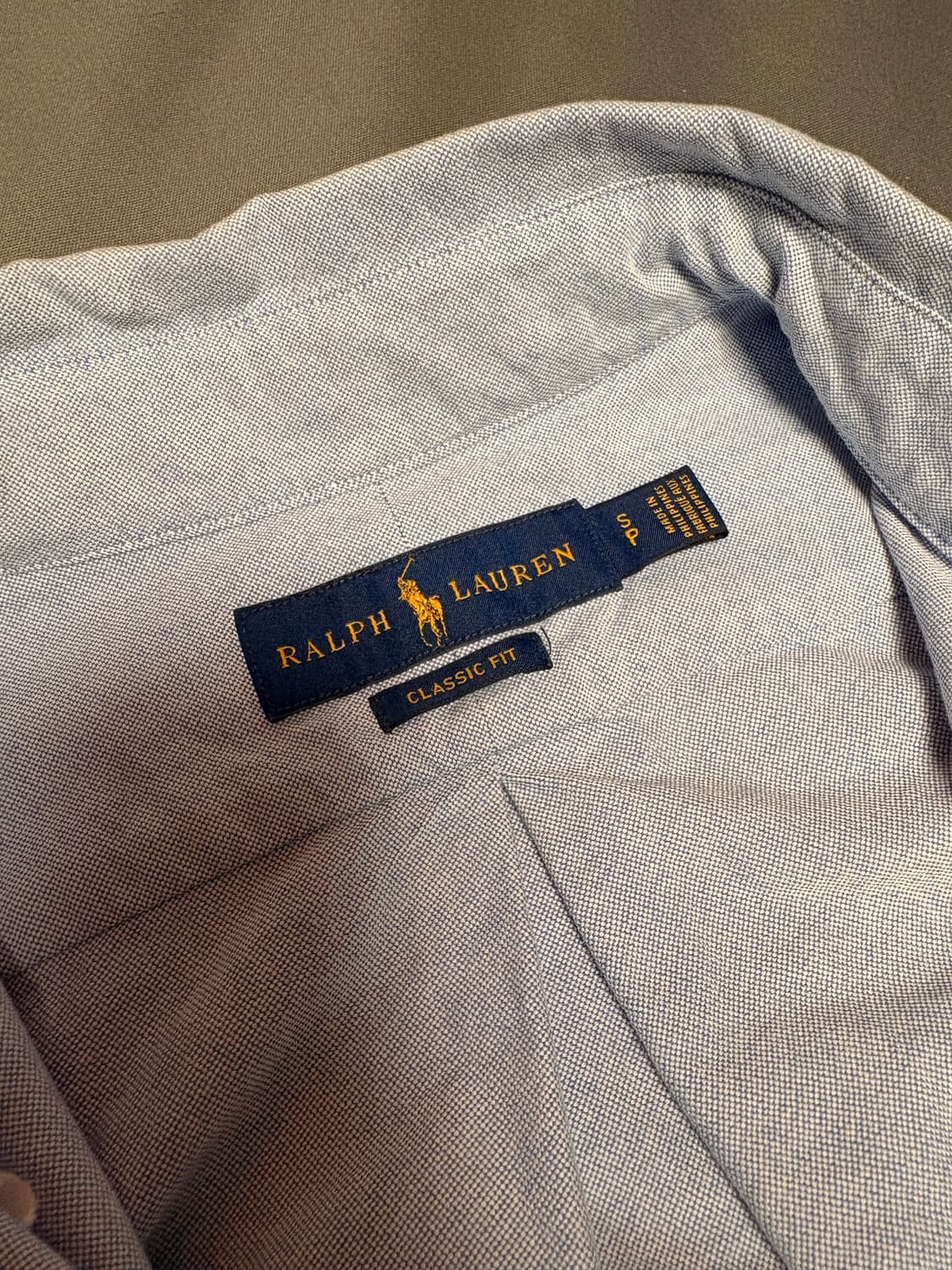 폴로 랄프로렌 하늘색 옥스퍼드 셔츠 상품이미지2