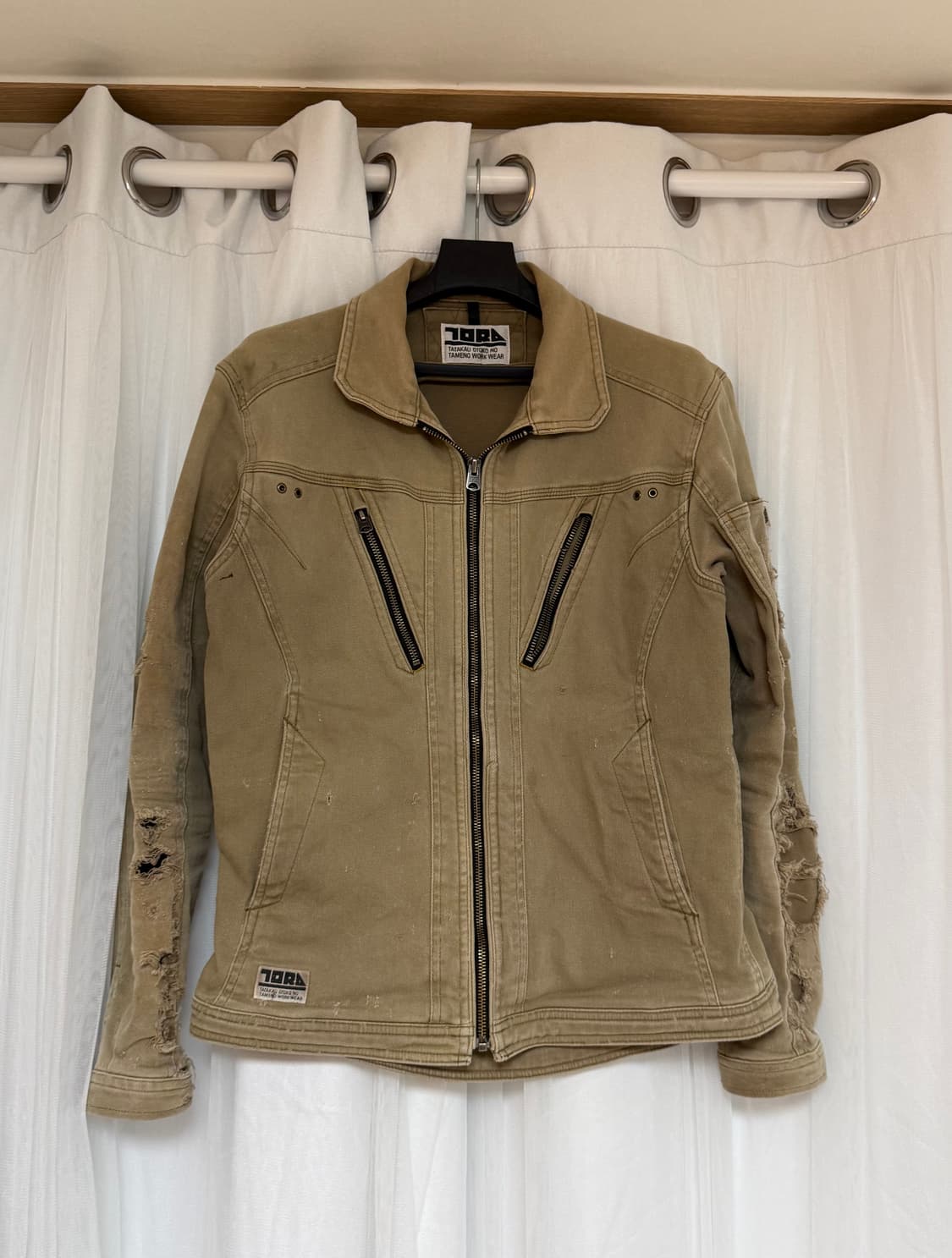 건설현장에서 구르던 디스트로이드 자켓 상품이미지1