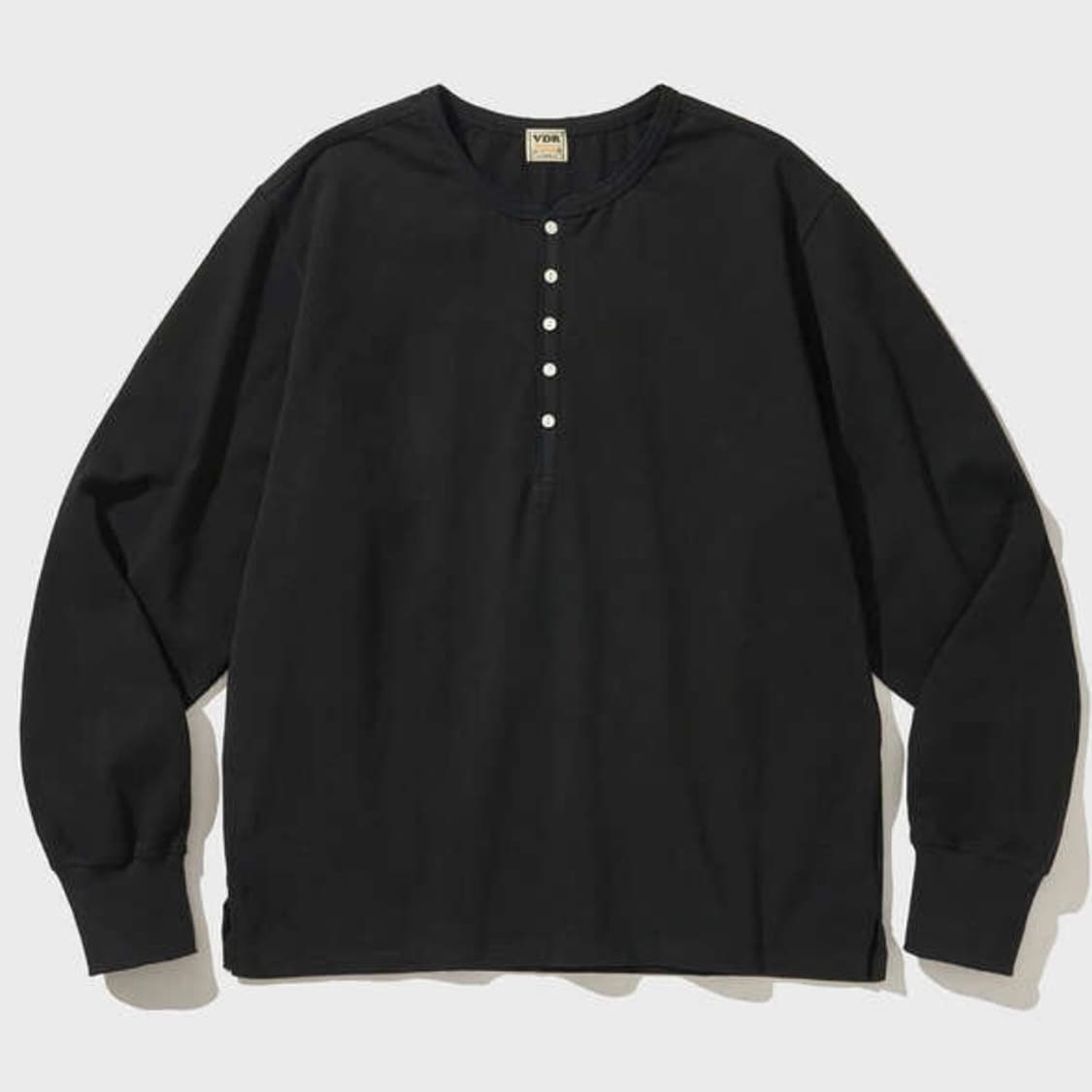 VDR 비디알 헨리넥 롱 슬리브 블랙 상품이미지4