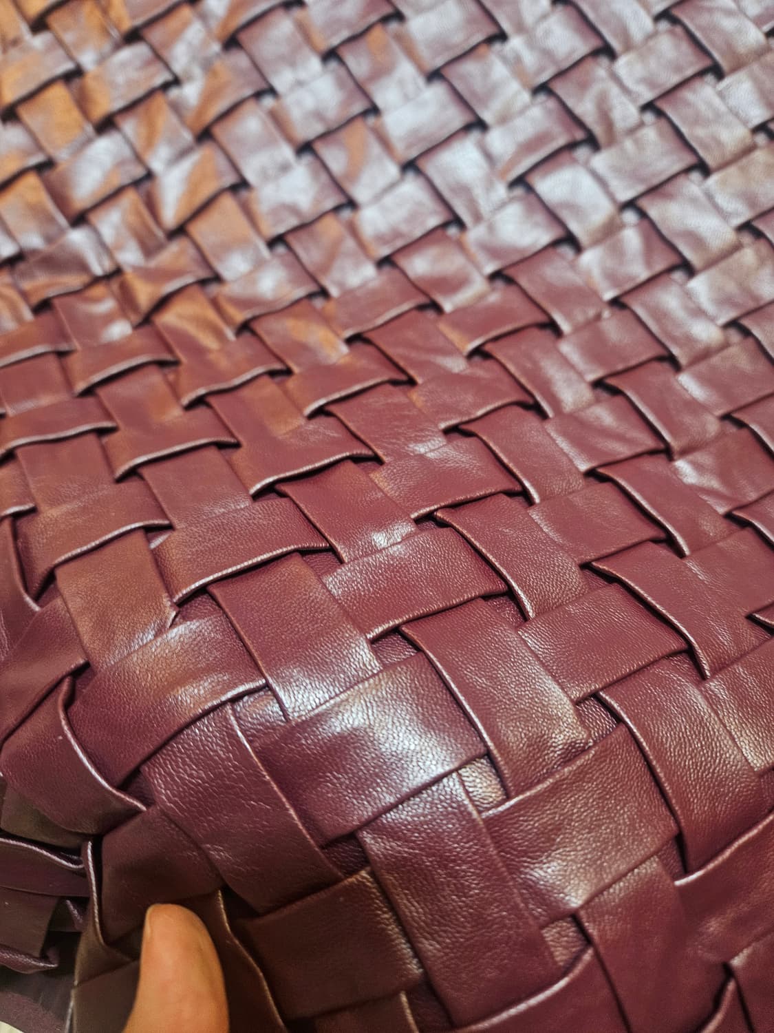 비건 레더 꼬임 스커트  상품이미지2