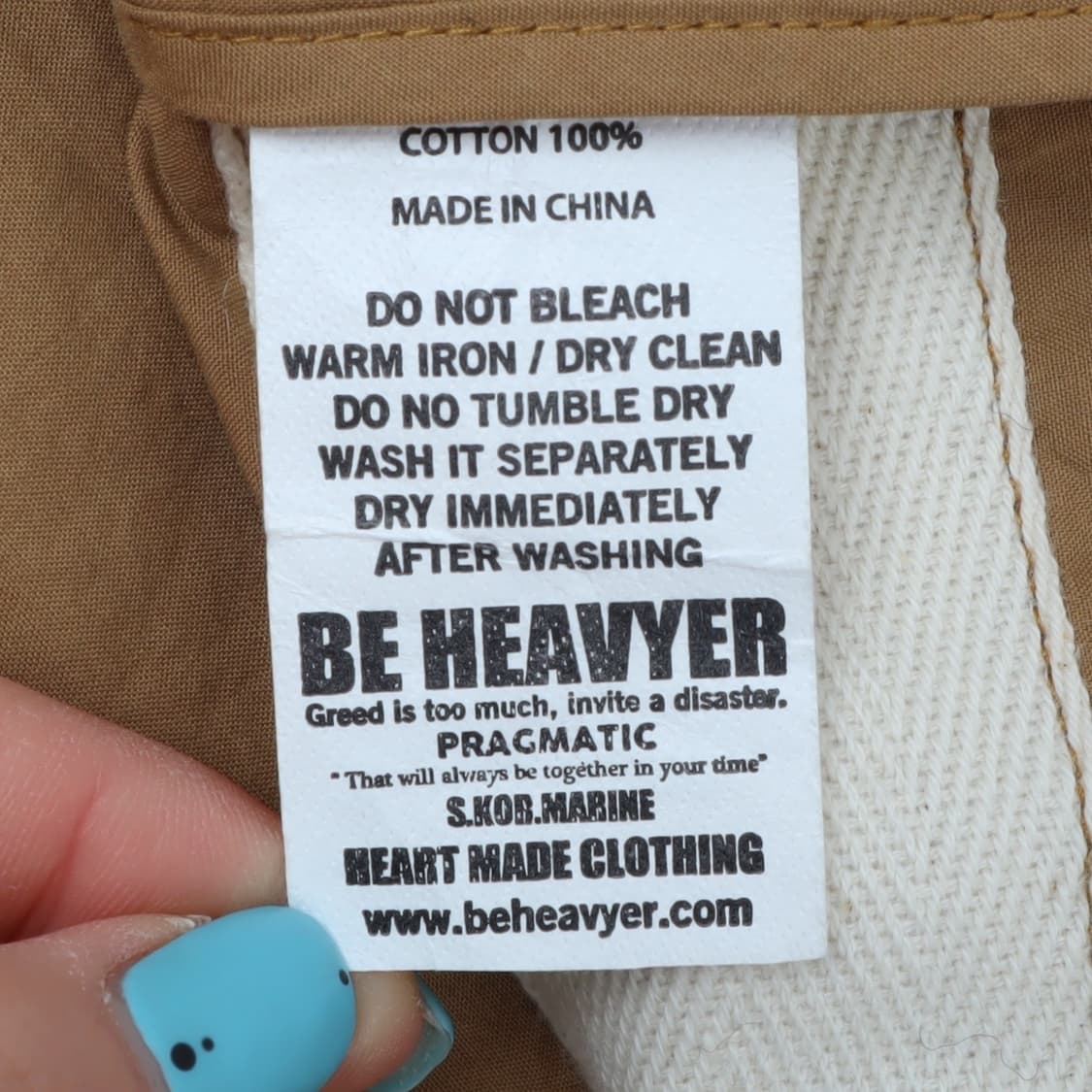 Be heavyer 비헤비어 유틸리티 코튼 베스트 상품이미지9
