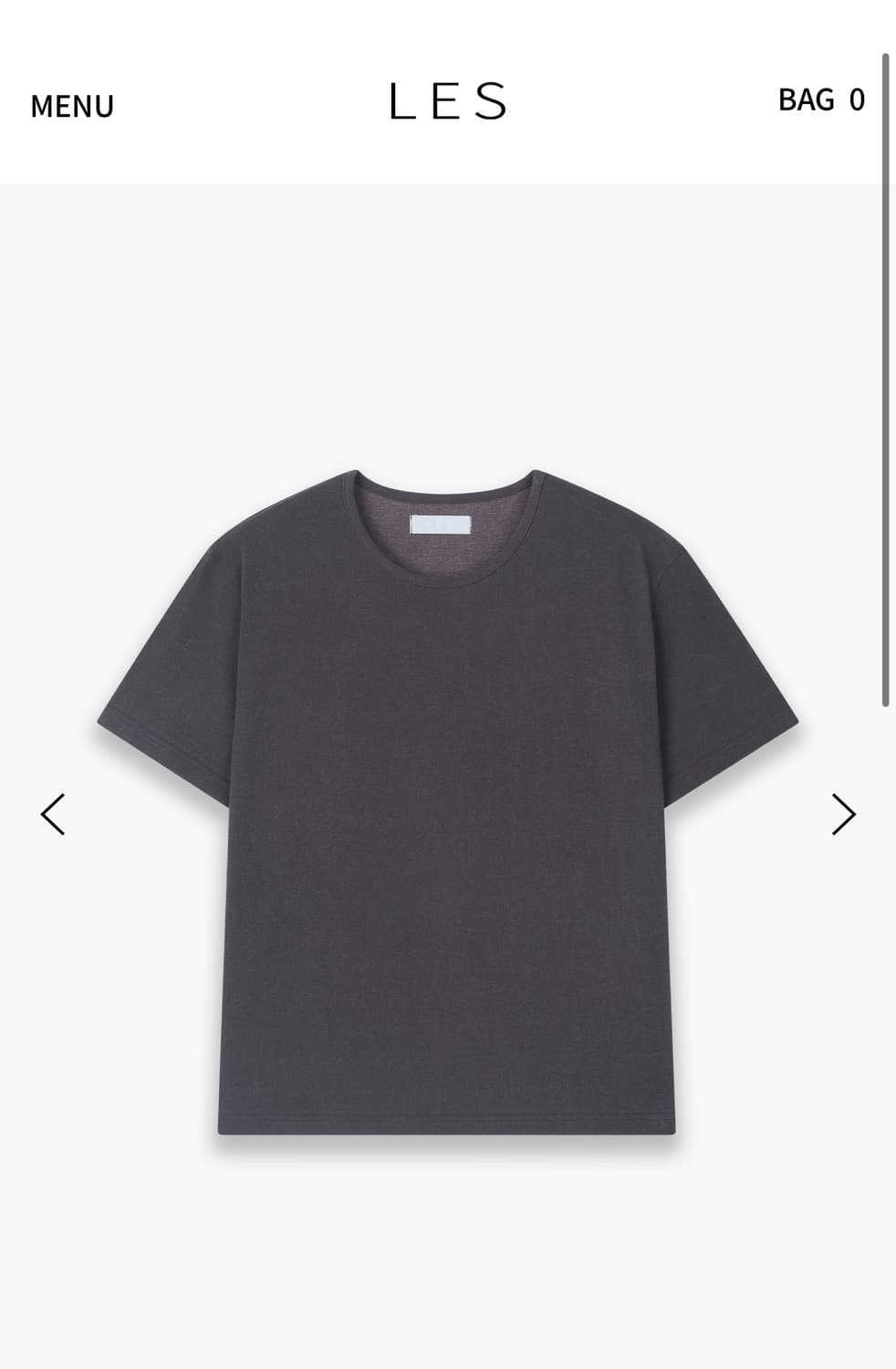 Les Brev t-shirt (brown) 상품이미지2