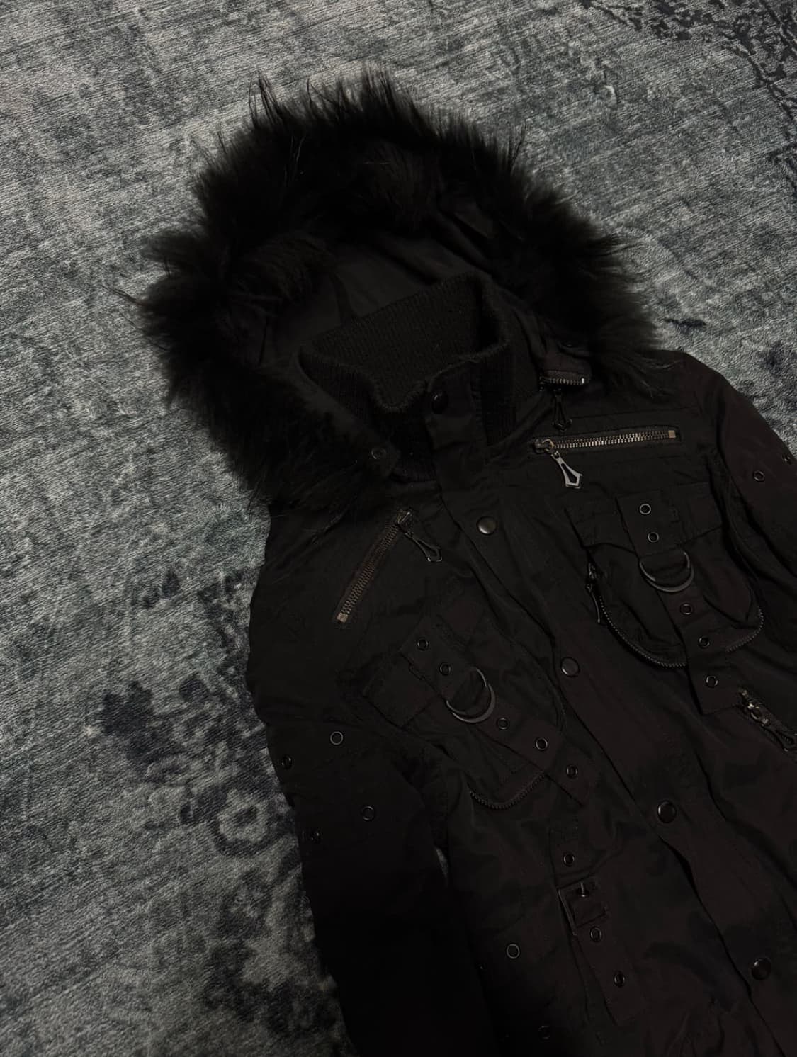 xfrm 퍼 야상 재킷 상품이미지3