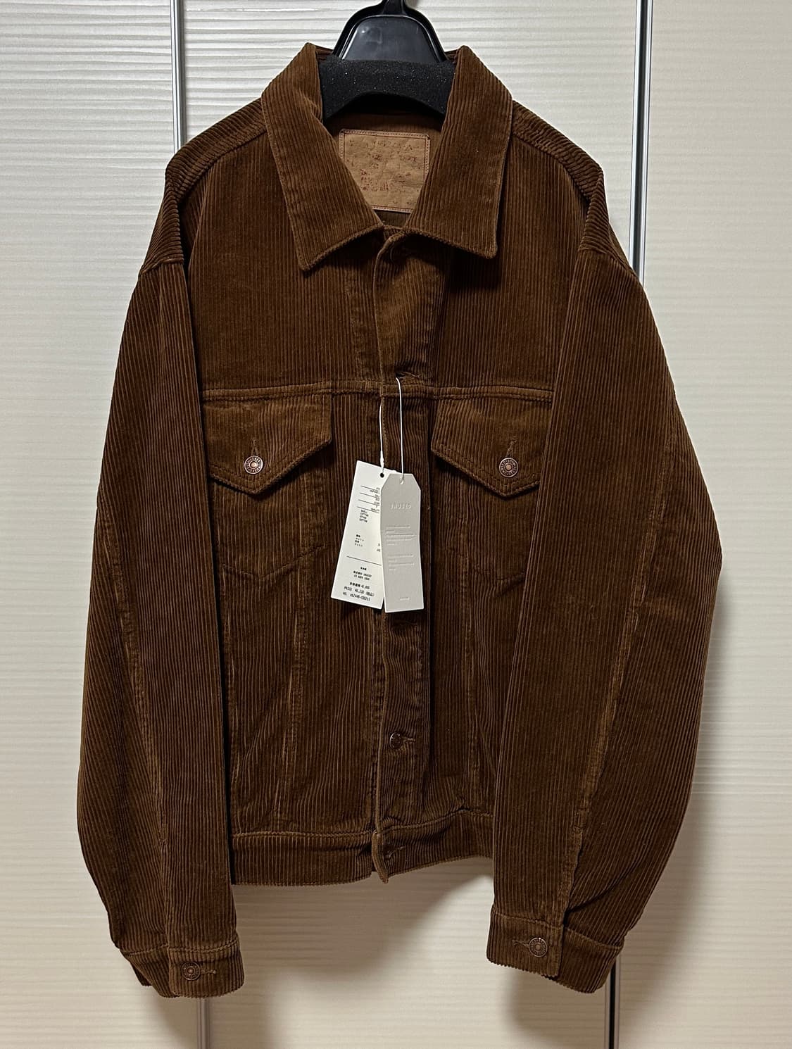 언유즈드 UNUSED 24FW 코듀로이 자켓 브라운 3사이즈 판매합니다 상품이미지3