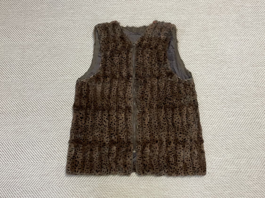 빈티지 퍼 베스트  상품이미지1