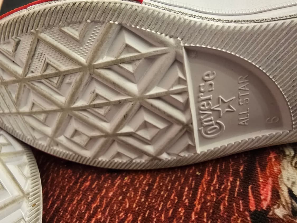 언더커버와 컨버스 콜라보레이션  척 70 옥스 로우 화이트 레드 상품이미지5