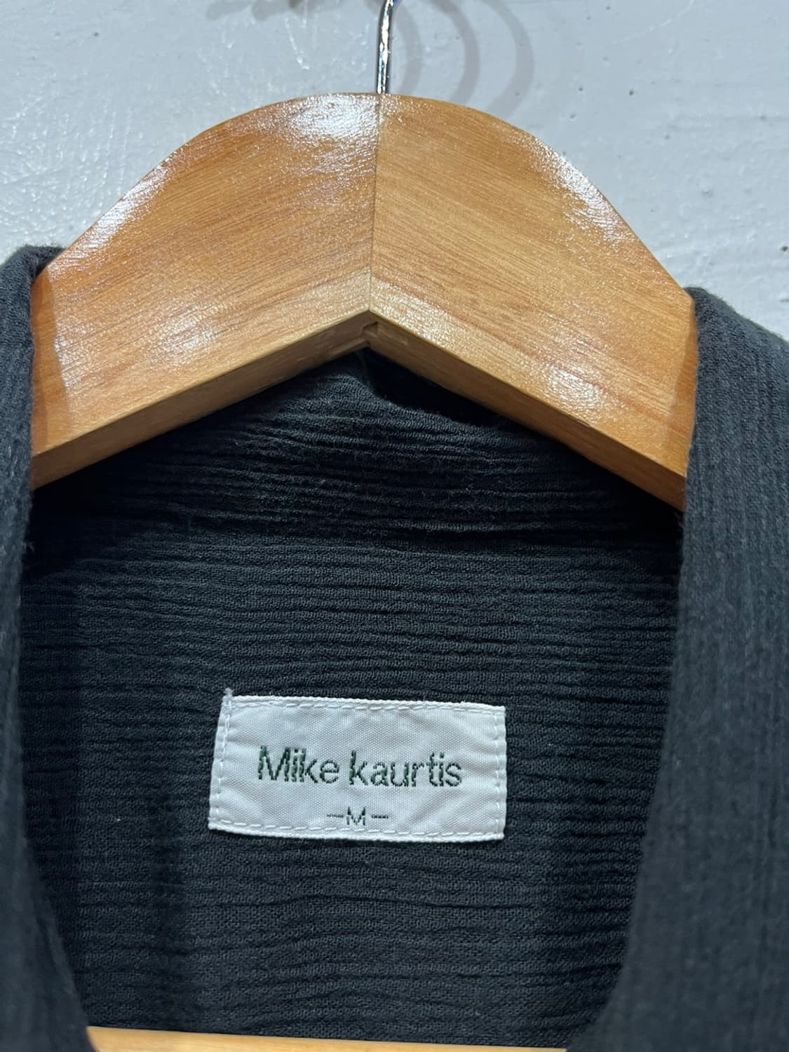 Mike kaurtis 플리츠 반팔 셔츠 미사용품 상품이미지6