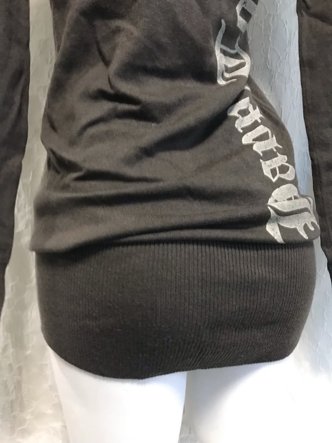 빈티지 ingni 잉그니 갸루 펑크 레터링 니트 롱슬리브 탑 상품이미지6