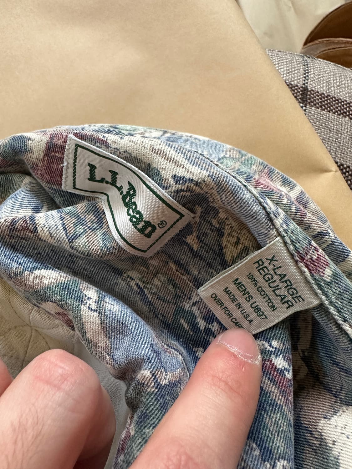 90~00s 엘엘빈 에스닉 셔츠 상품이미지4