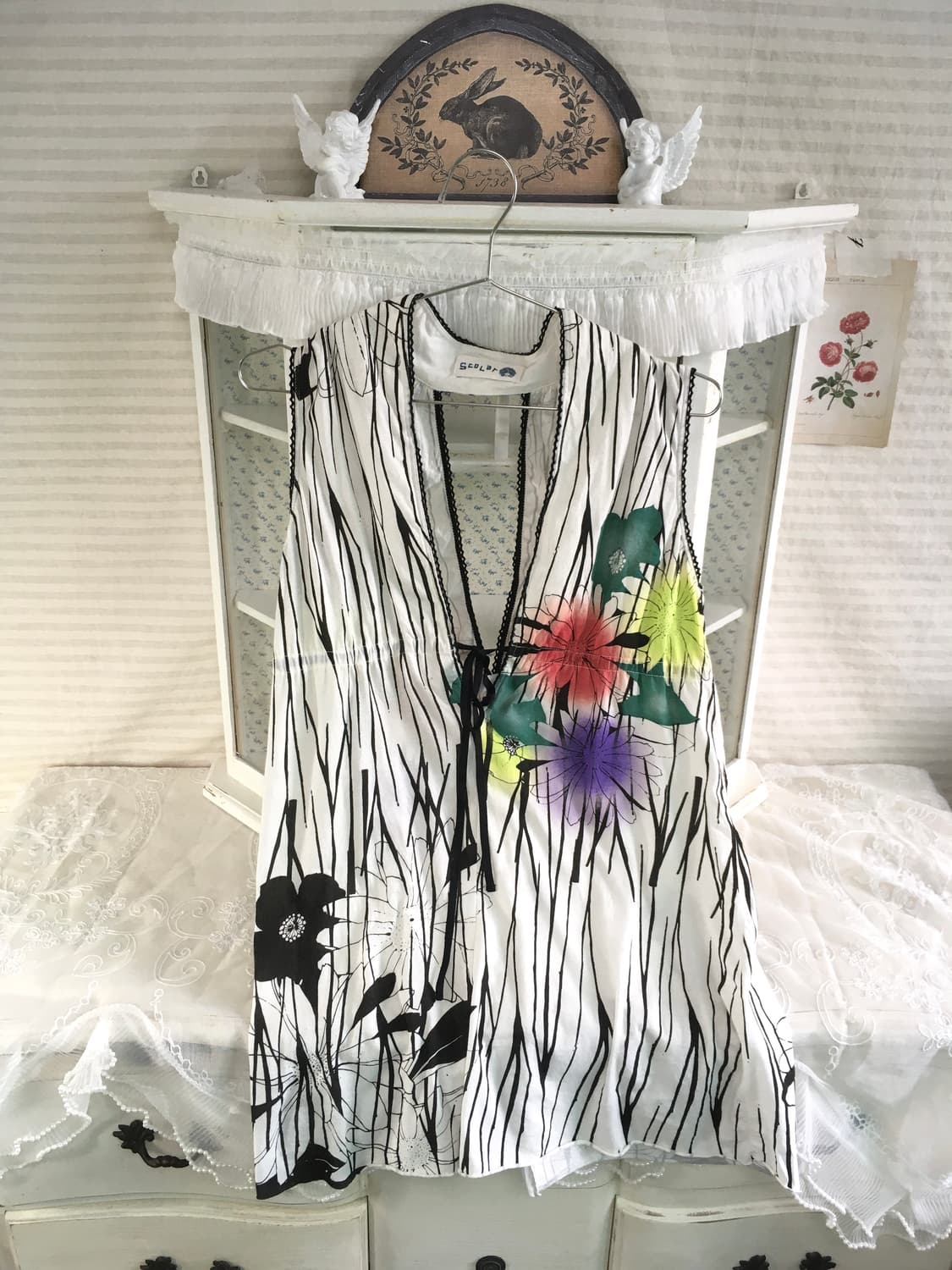 Scolar 오리엔탈 컷아웃 슬리브리스 상품이미지6