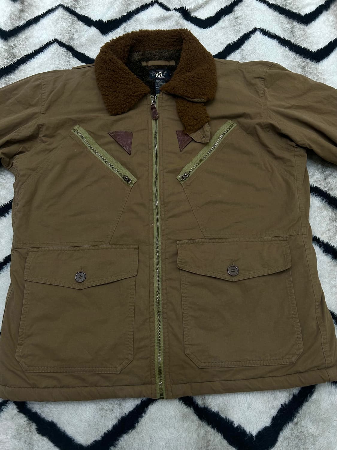 [XL]RRL Type-A2 플라이트 자켓/빈티지브라운 상품이미지2