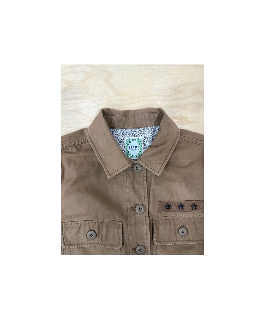 빈티지 빔즈 하트 카멜 자켓 상품이미지4