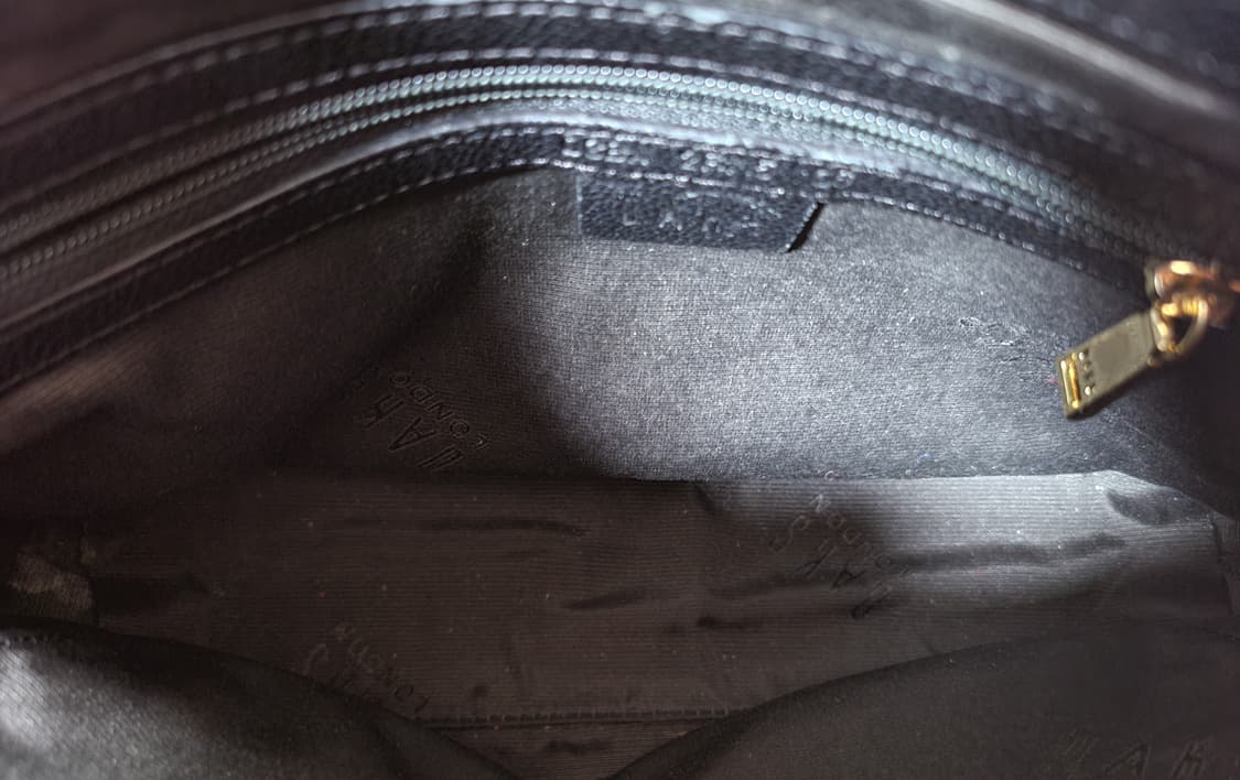 닥스 블랙 하우스체크 가죽 숄더백 보증서포함 상품이미지3