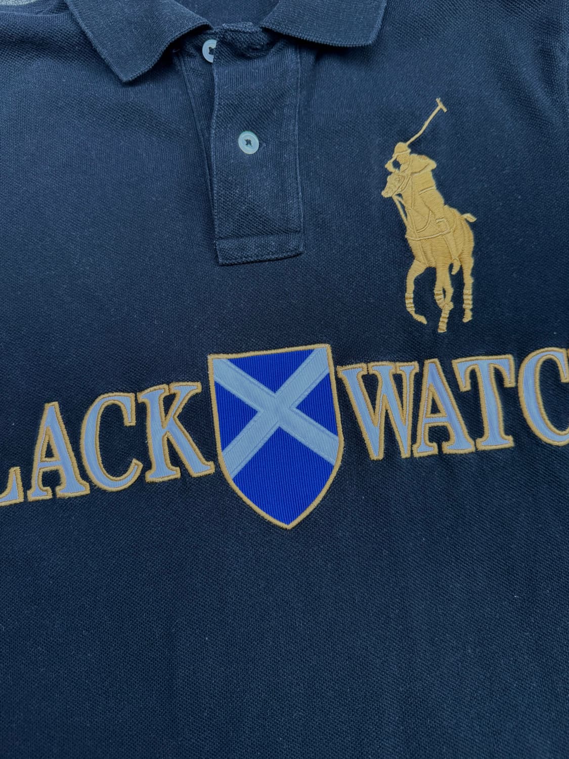 폴로 블랙와치 반팔 카라티 블랙 S 상품이미지3