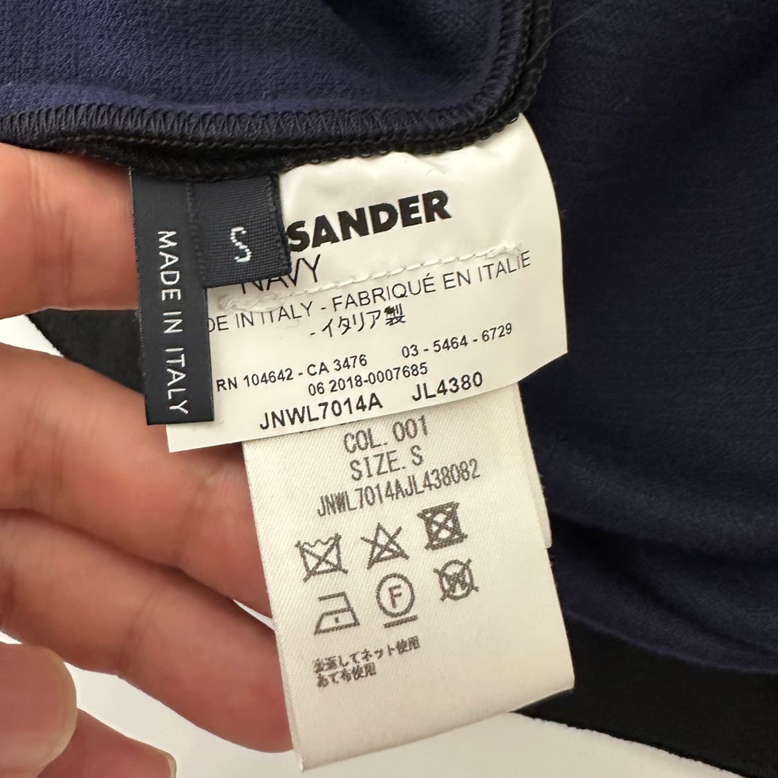 질샌더 jil sander navy 블라우스 티셔츠 상품이미지7