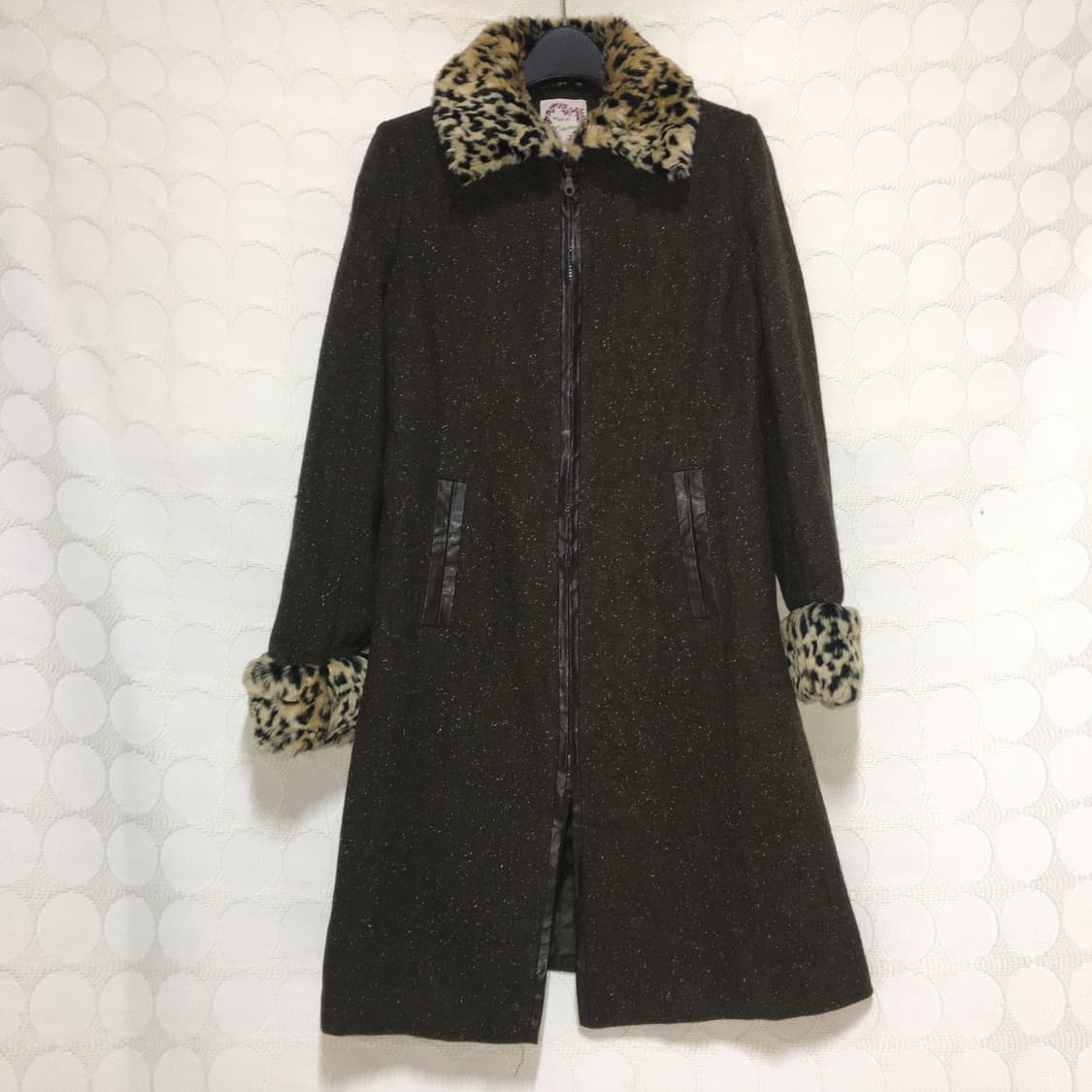 vintage레오파드 코트 상품이미지2