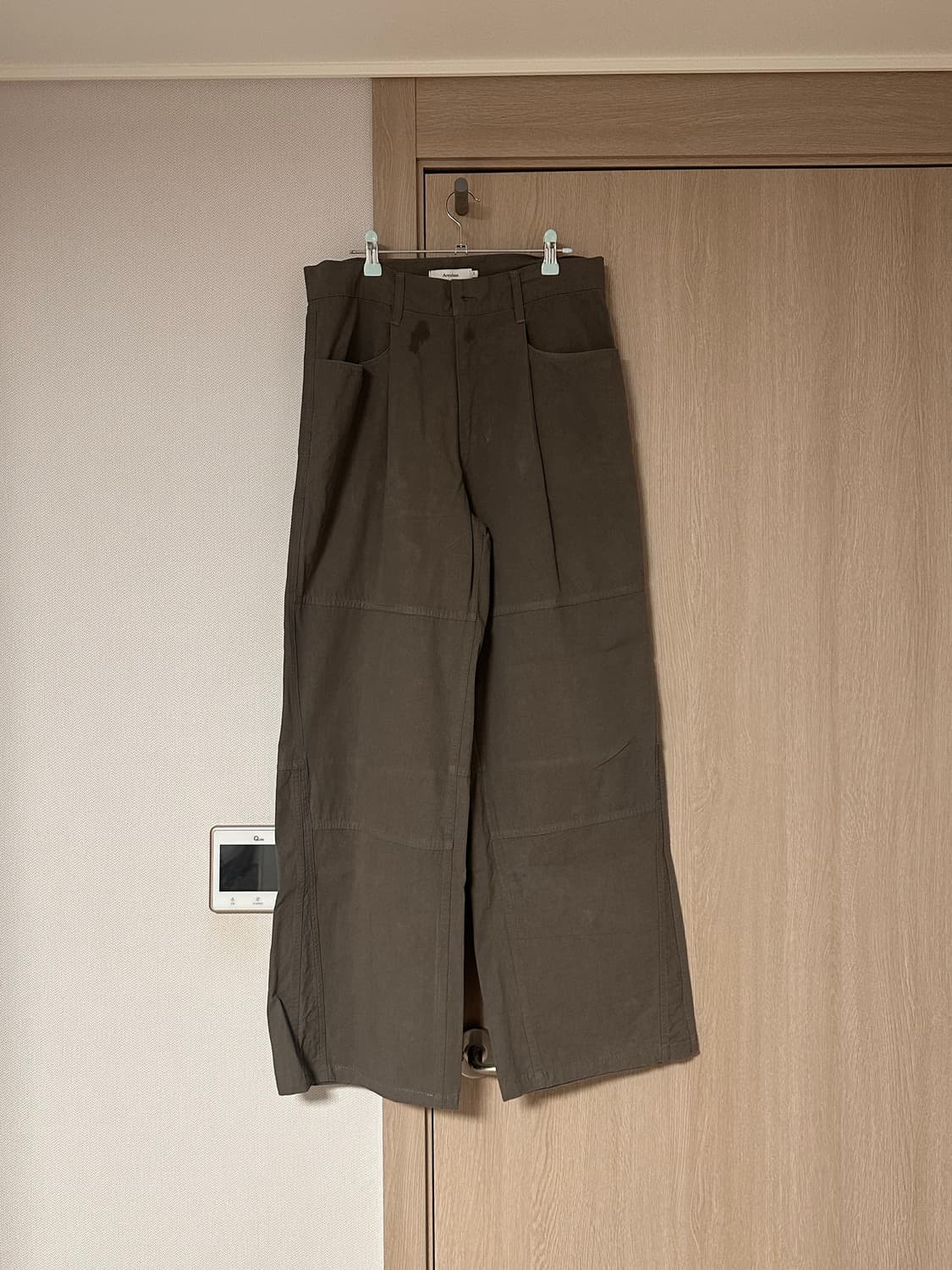 아르반 섹션 라인 워시드 팬츠 빈티지베이지 3 상품이미지2