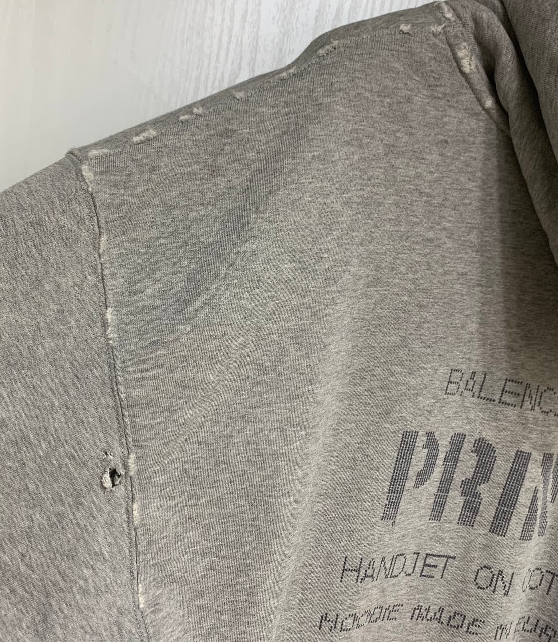 [S]발렌시아가 프린트 디스 후드집업 그레이 상품이미지7