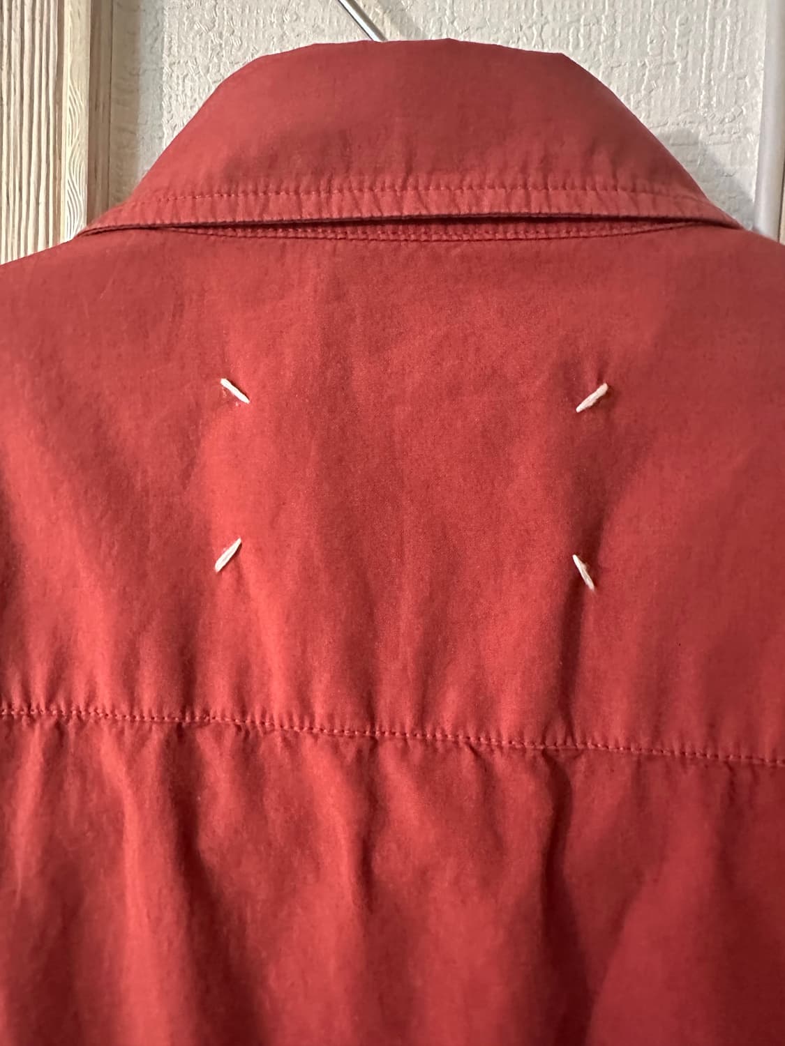 마르지엘라 레드 셔츠 상품이미지1