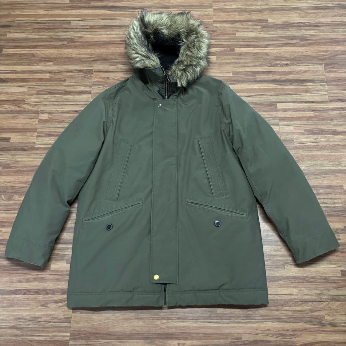 갭 프리마로프트 n3b 스노클 파카 패딩 밀리터리 카키 그린 올드갭 상품이미지1