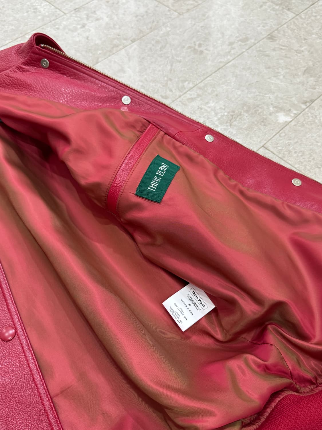 띵크플랜트 리얼 레더자켓 상품이미지3