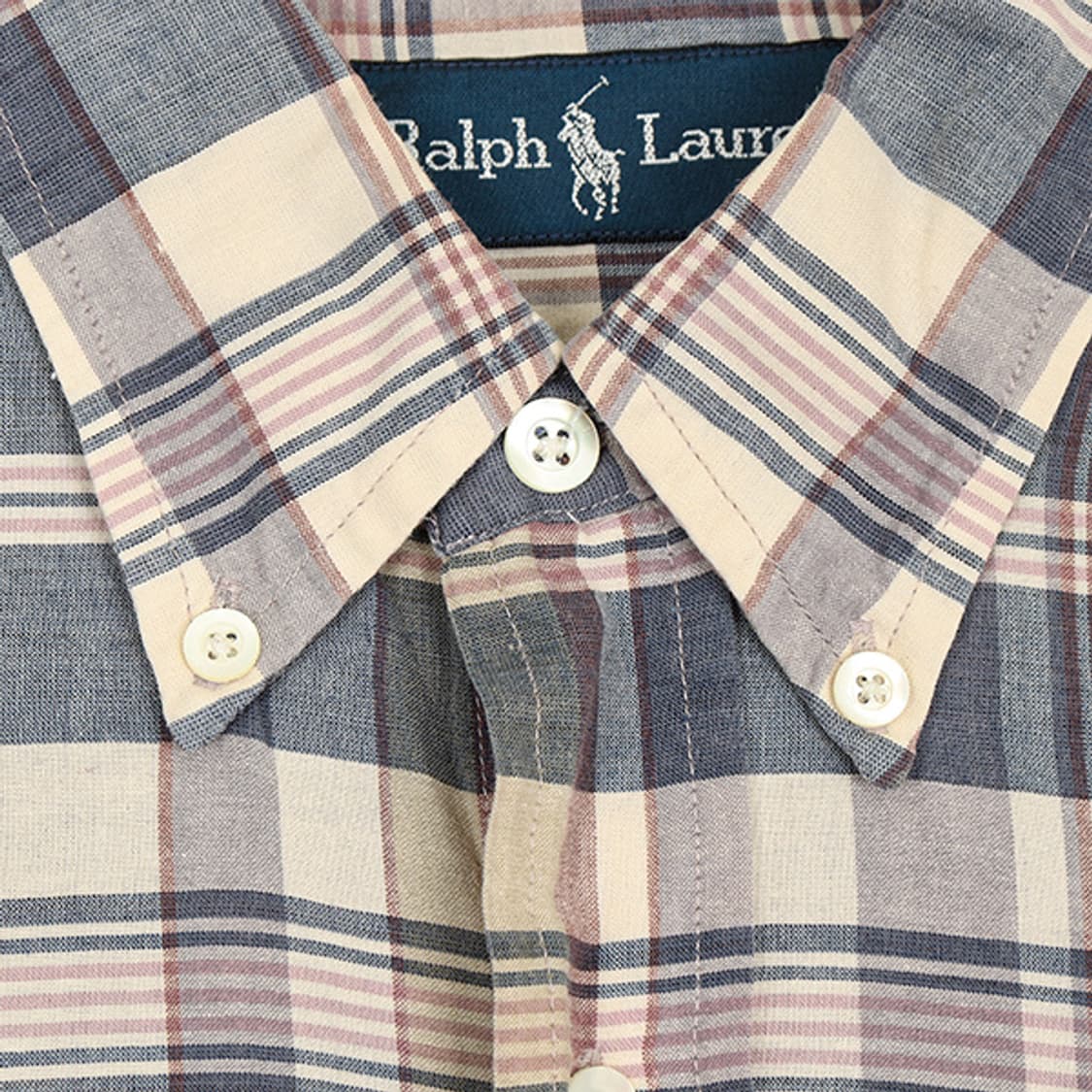 폴로랄프로렌 플래드 하프 셔츠 (M) 상품이미지7