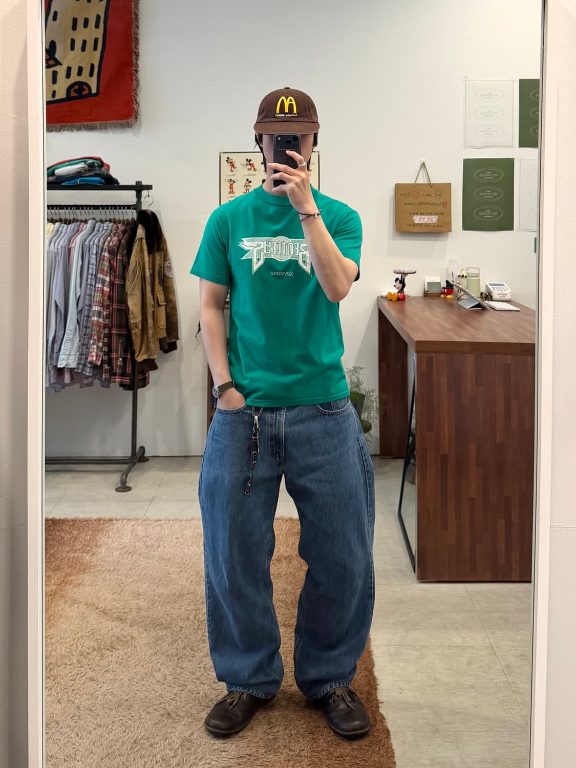 80s Hanes 헤인즈 BENTLEYS 반팔 티셔츠 (made USA) 상품이미지2