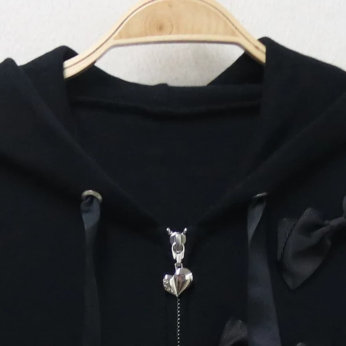 MASAMI SATOMI 발레코어 롱 후드 집업 63605 상품이미지5