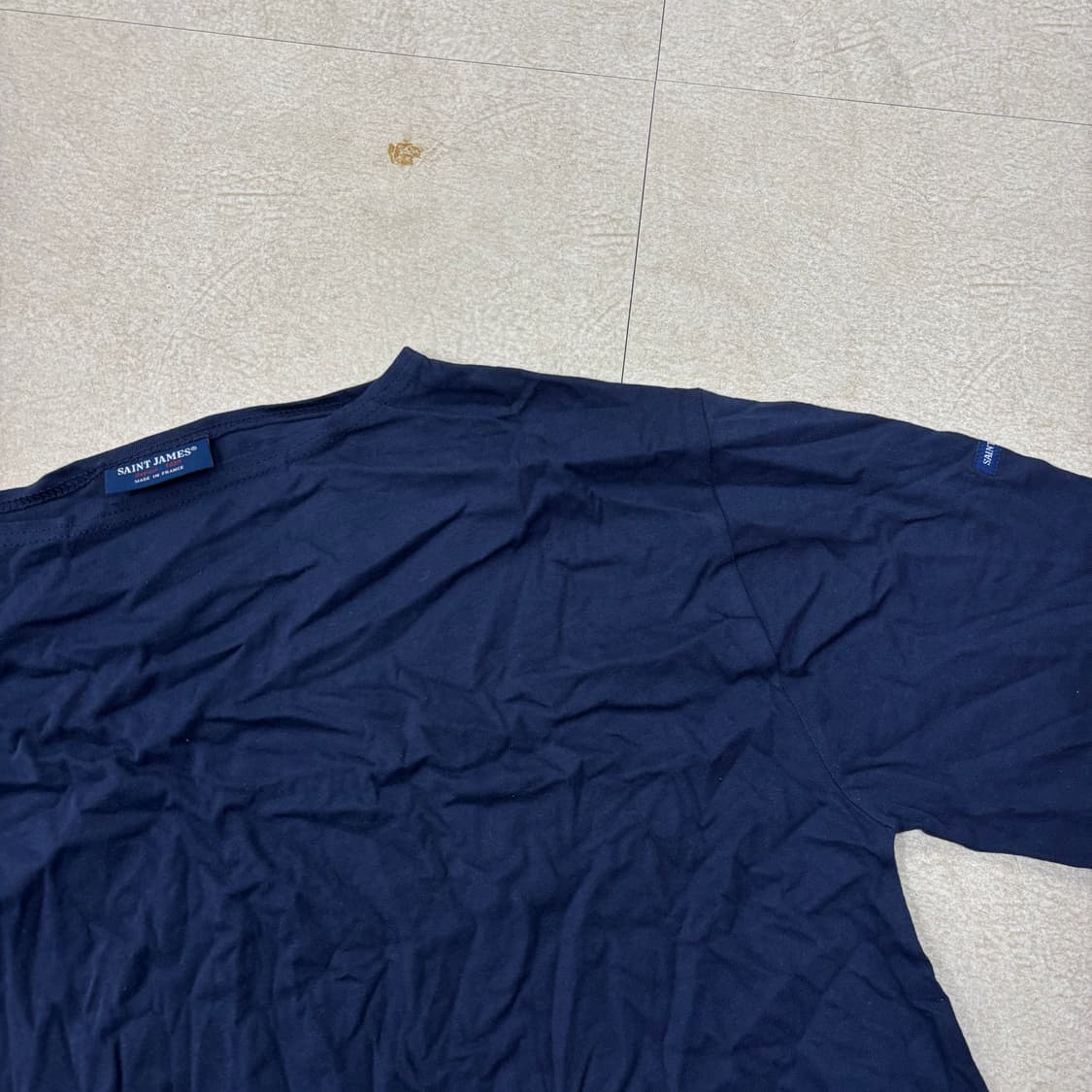 세인트제임스 네이비 반팔티 상품이미지2