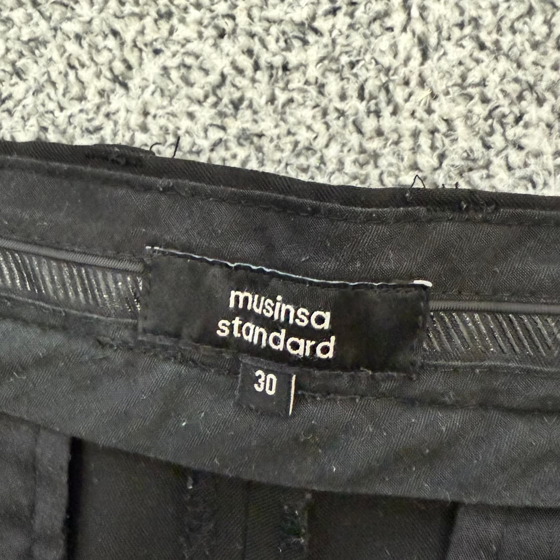 [30] 무신사스탠다드 슬랙스 와이드팬츠 0109T1 상품이미지4