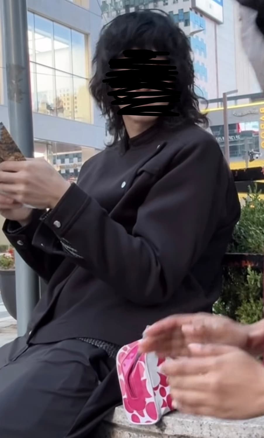 사선 단추 펜싱자켓 상품이미지1