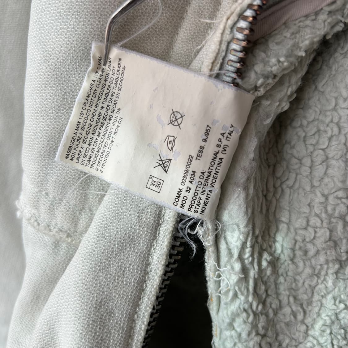 AW02 마틴 마르지엘라 NO.6 시어링 하이넥 파카 상품이미지8