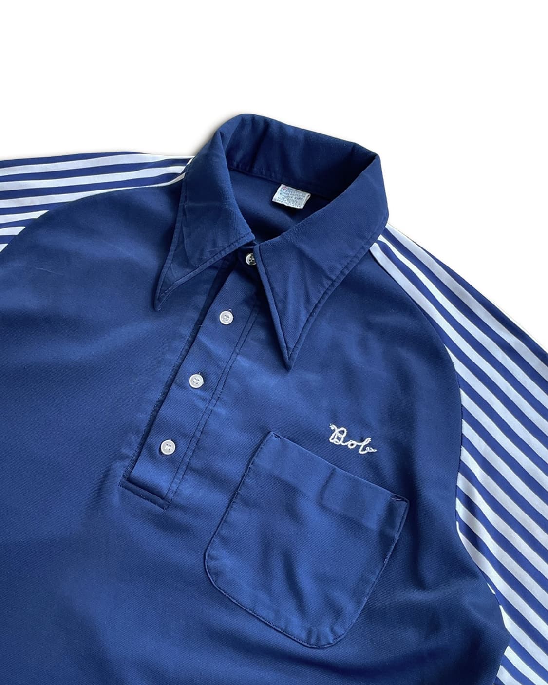 70s Hilton Double Knit USA Bowling Shirt 상품이미지3